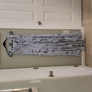 Banana Republic blue floral dress